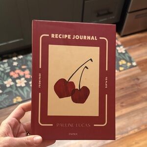 Papier Recipe Journal - Red